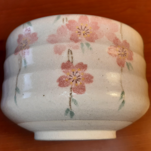 Sakura Minoyaki Chawan (Matcha Bowl)