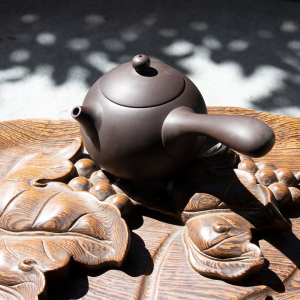 Handmade Taiwanese Dark Clay Teapot - 240ml