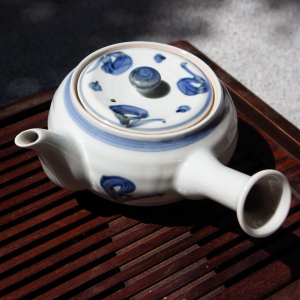 Porcelain Blue Flower Kyusu